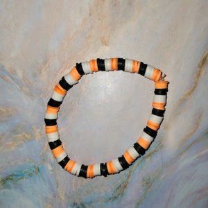 Orange white and black bracelet!